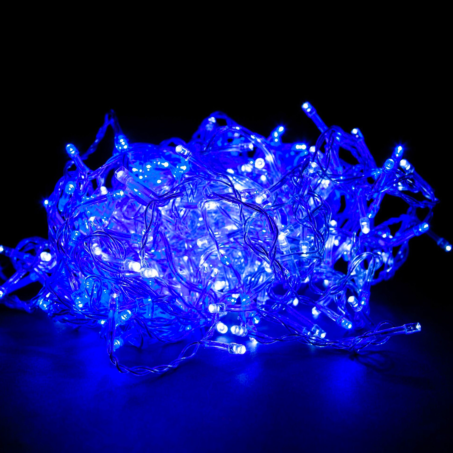 Гирлянда занавес SH LIGHTS 368 LED сине-белый 1,5х1,5 м