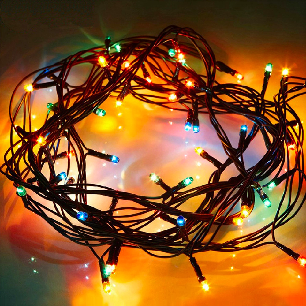 Гирлянда нить SH LIGHTS 50 LED мультиколор 5 м