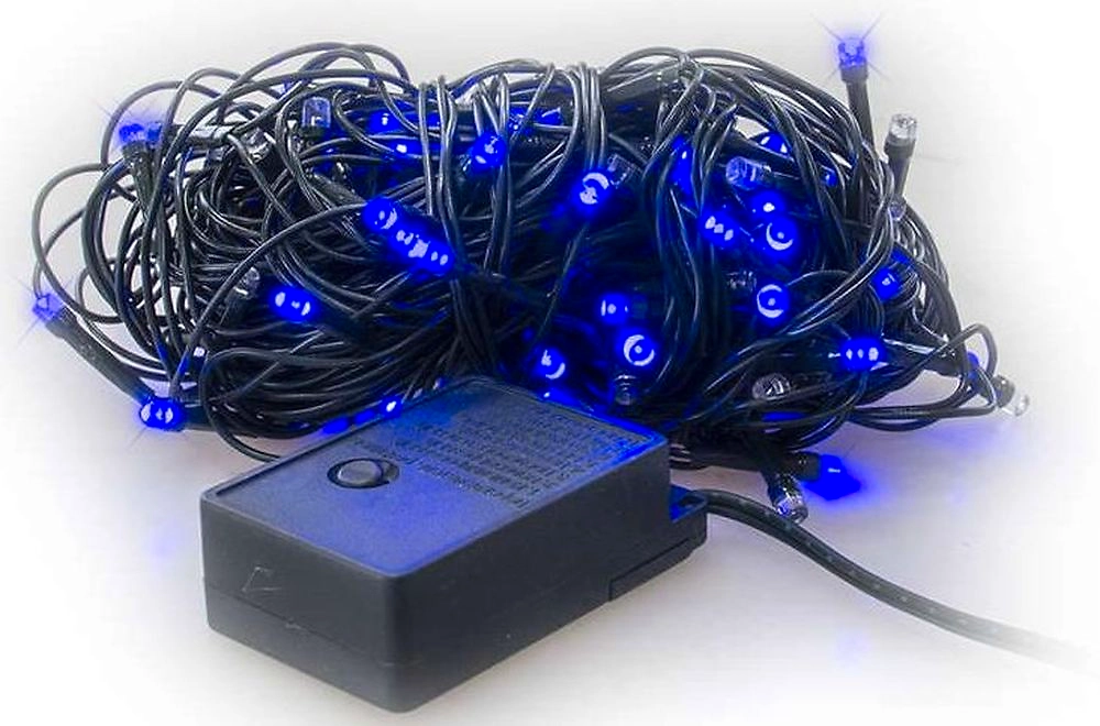 Гирлянда внутренняя 200 LED синяя 20 м