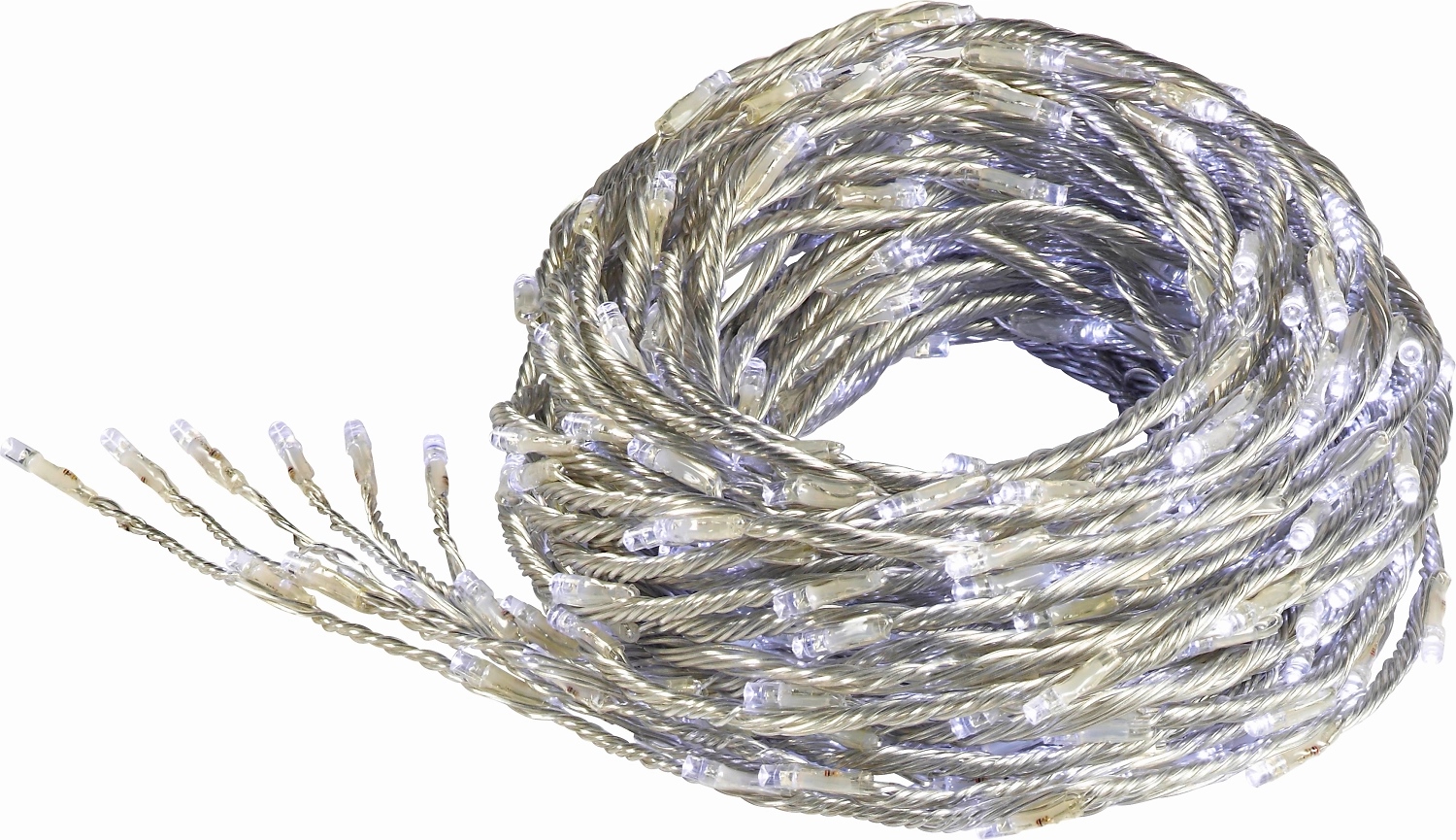 Гирлянда уличная Бегущие огни 384 LED холодный белый