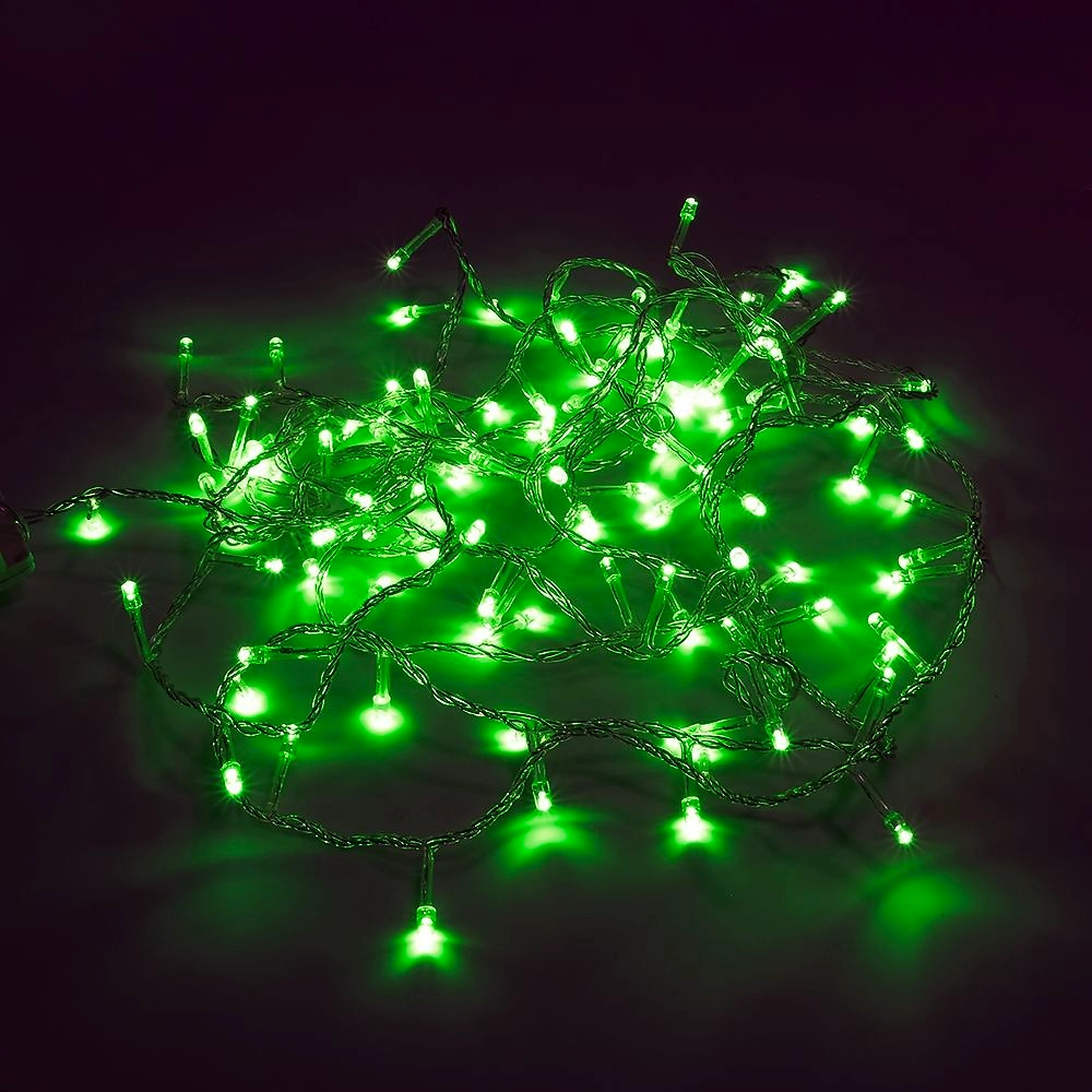 Гирлянда нить SH LIGHTS 100 LED зеленый 5 м