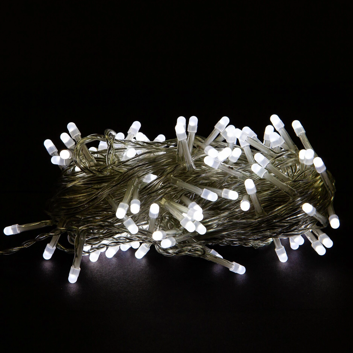 Гирлянда нить SH LIGHTS 120 LED разноцветный/белый 12 м