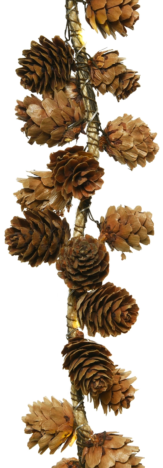 Гирлянда внутренняя желуди/шишки LED 110 см