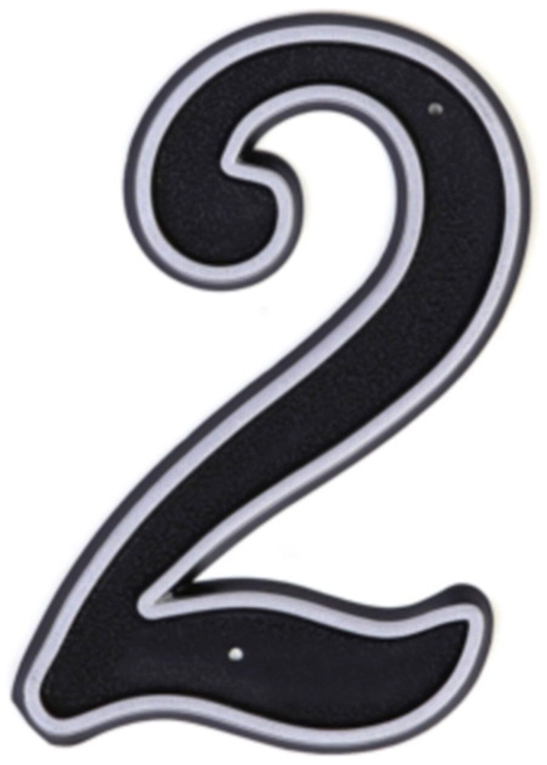 Цифра "2" Larvij 150х80 мм пластик