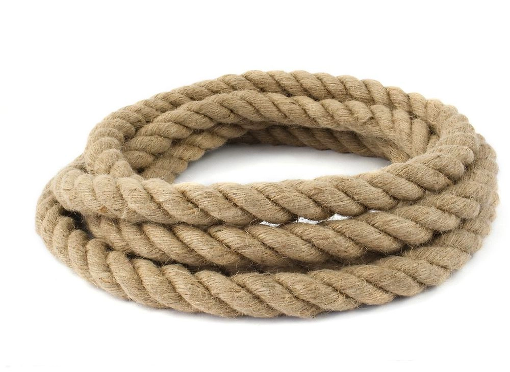 Канат джутовый Tech-KREP тросовой свивки 12 мм