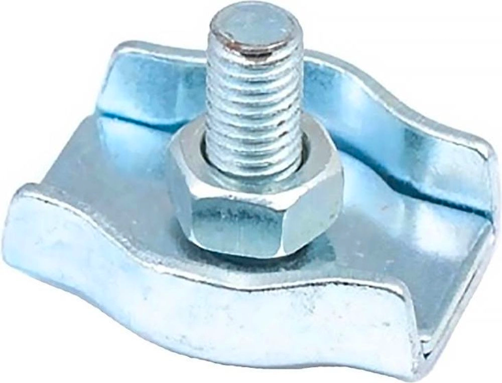 Зажим троса с болтом и гайкой Simplex сталь 8 мм 1 шт