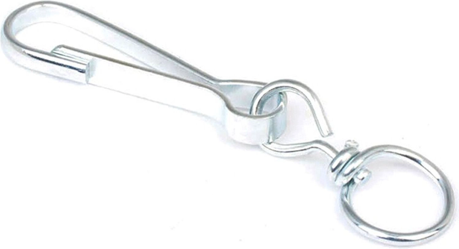 Карабин с вертлюгом Стройбат 40 мм 0,02 кг 2 шт