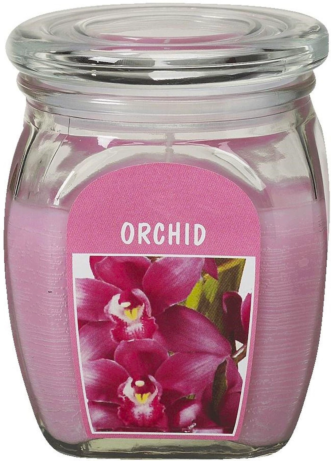 Свеча классическая Bolsius орхидея 12х9,2 см сиреневая