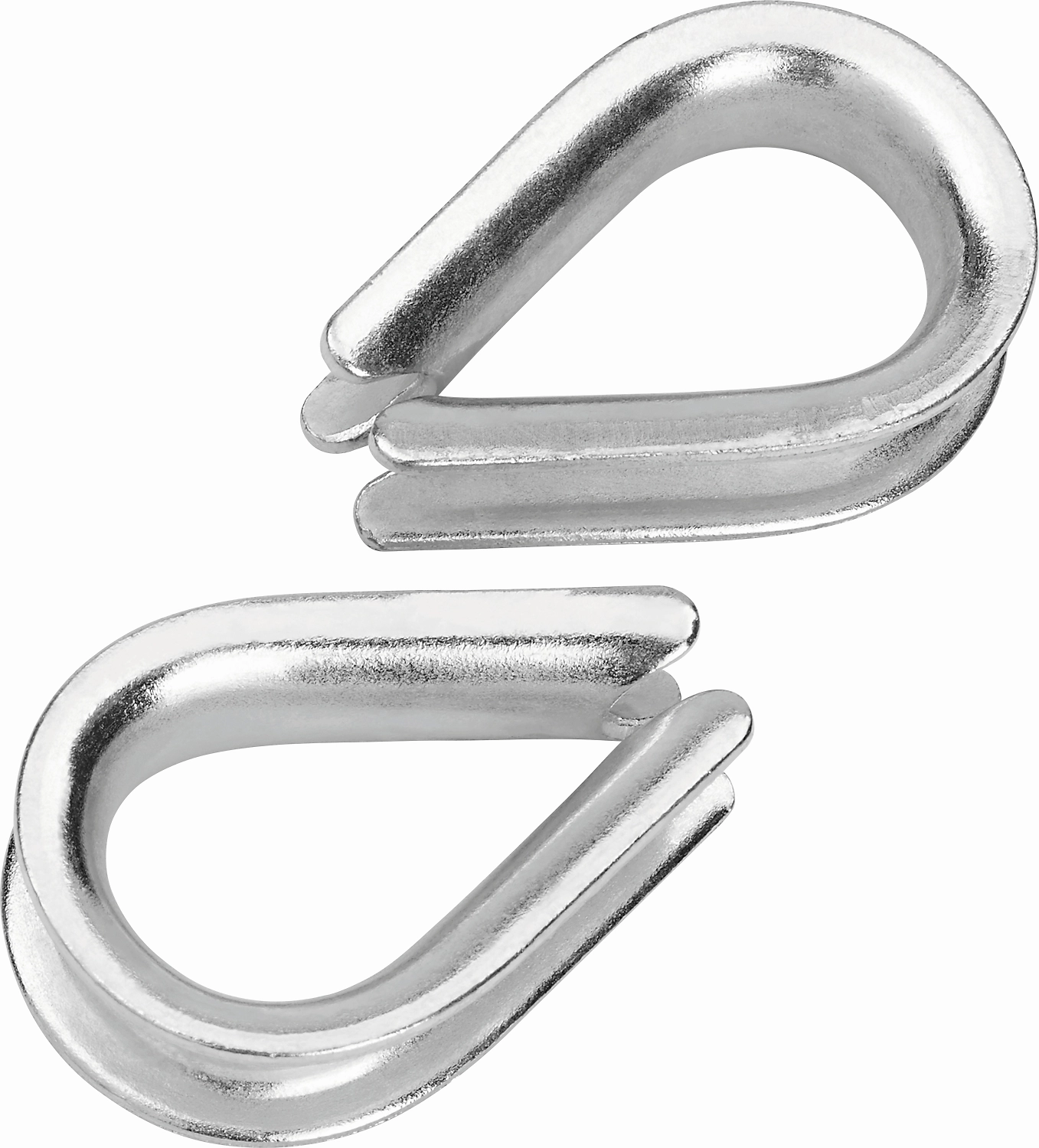 Набор коушей LUX-TOOLS Classic оцинкованная сталь 8 мм 2 шт