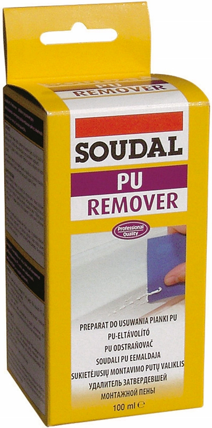 Очиститель твердой монтажной пены Soudal Remover 100 мл