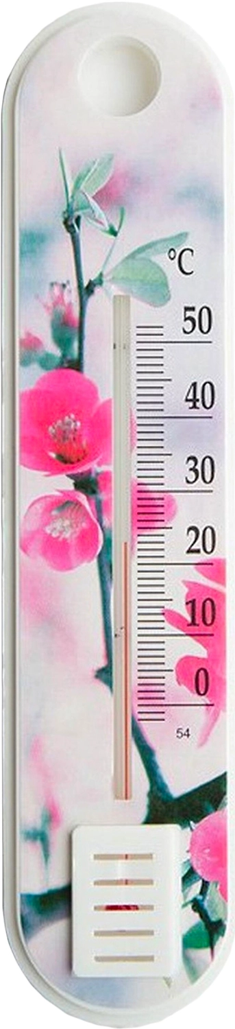 Термометр жидкостный GARDEN SHOW Цветы комнатный 19х4 см