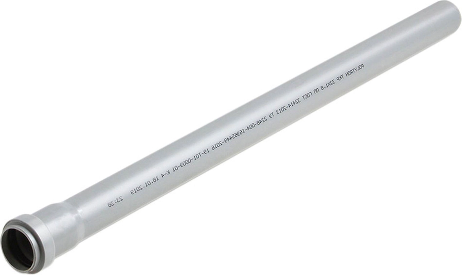 Труба ВК ПП 40х1,8х1000, серый, RTP