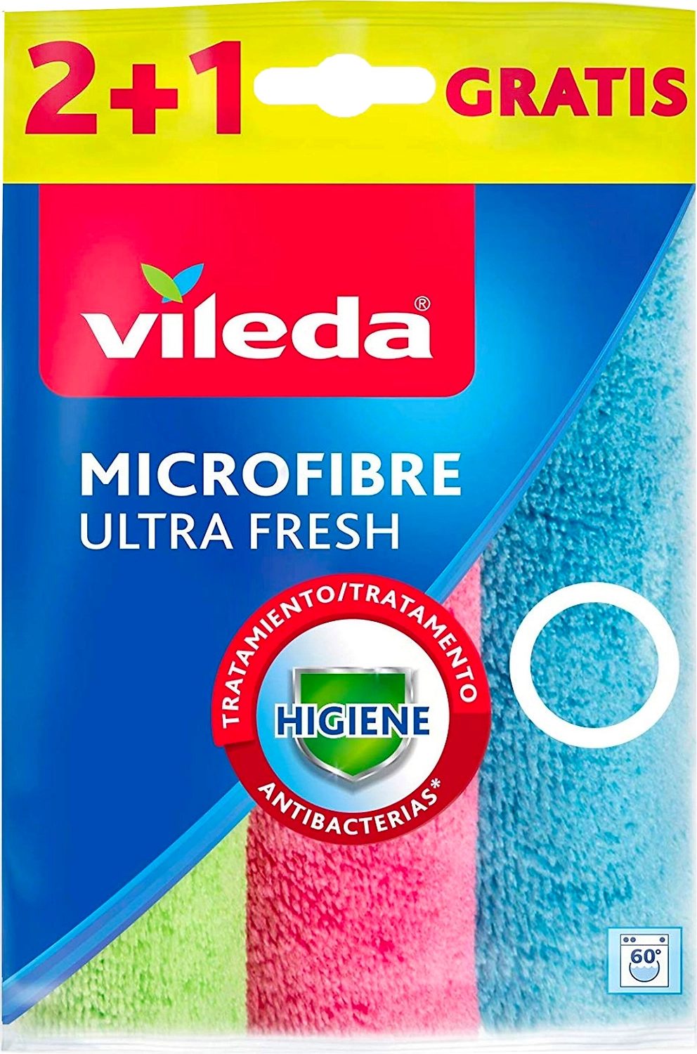 Салфетка универсальная Vileda Ультра фрэш 32х32 см 2+1 шт