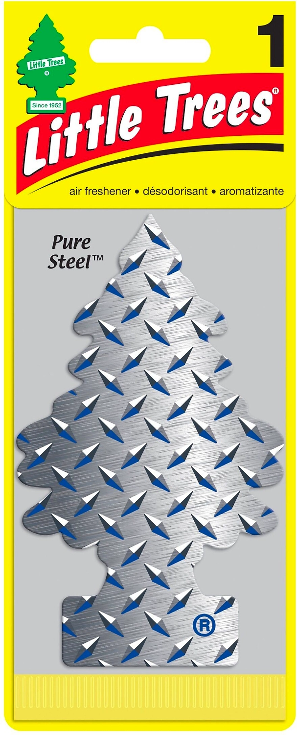 Ароматизатор автомобильный подвесной Little Trees елочка стальная сила