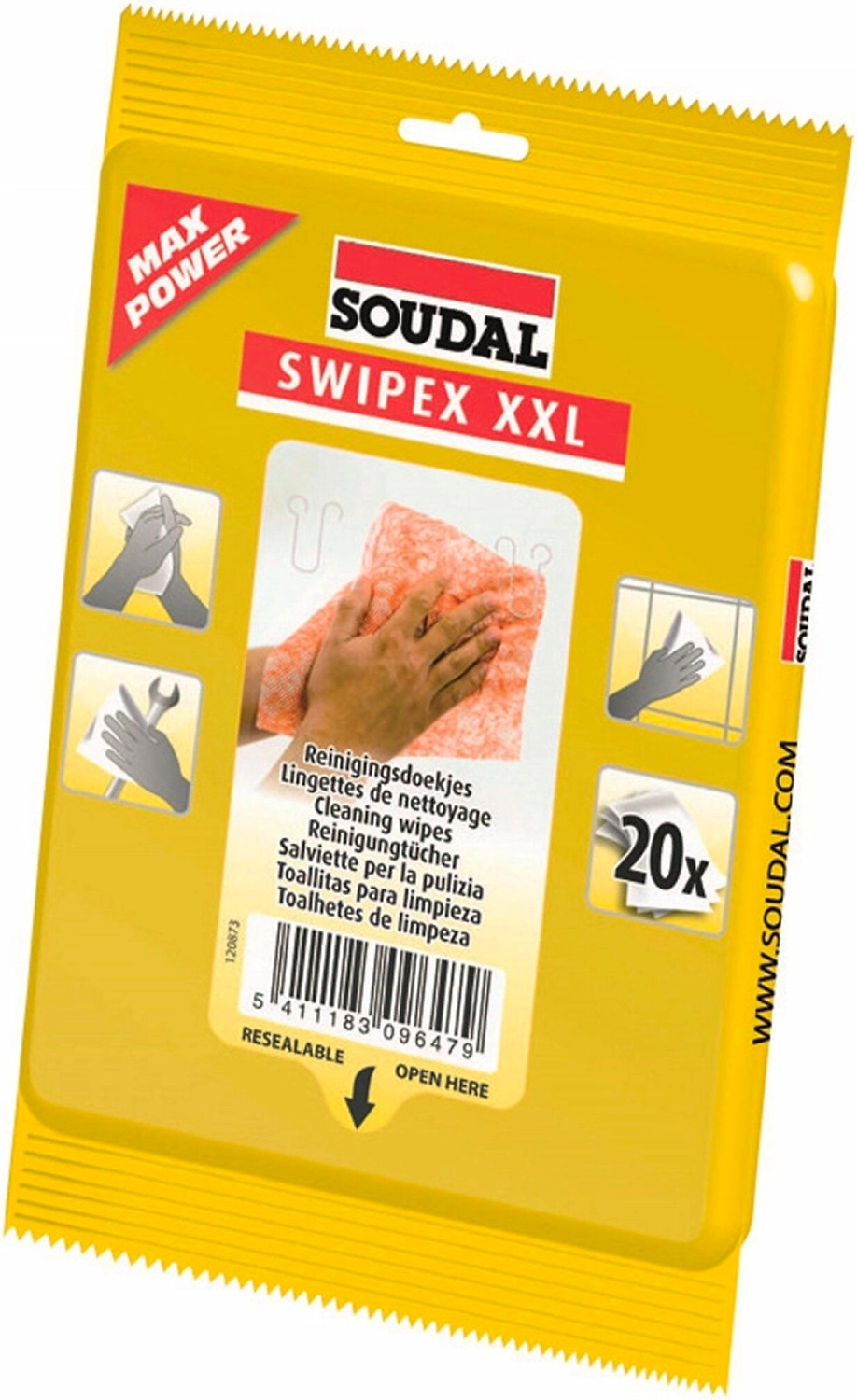 Салфетка универсальная Soudal Свипекс 18х13 см 20 шт