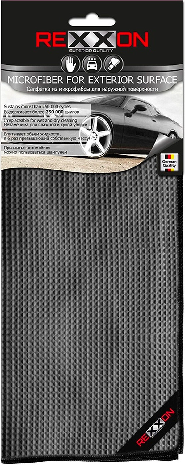 Салфетка для мойки и полировки авто REXXON 35х35 см