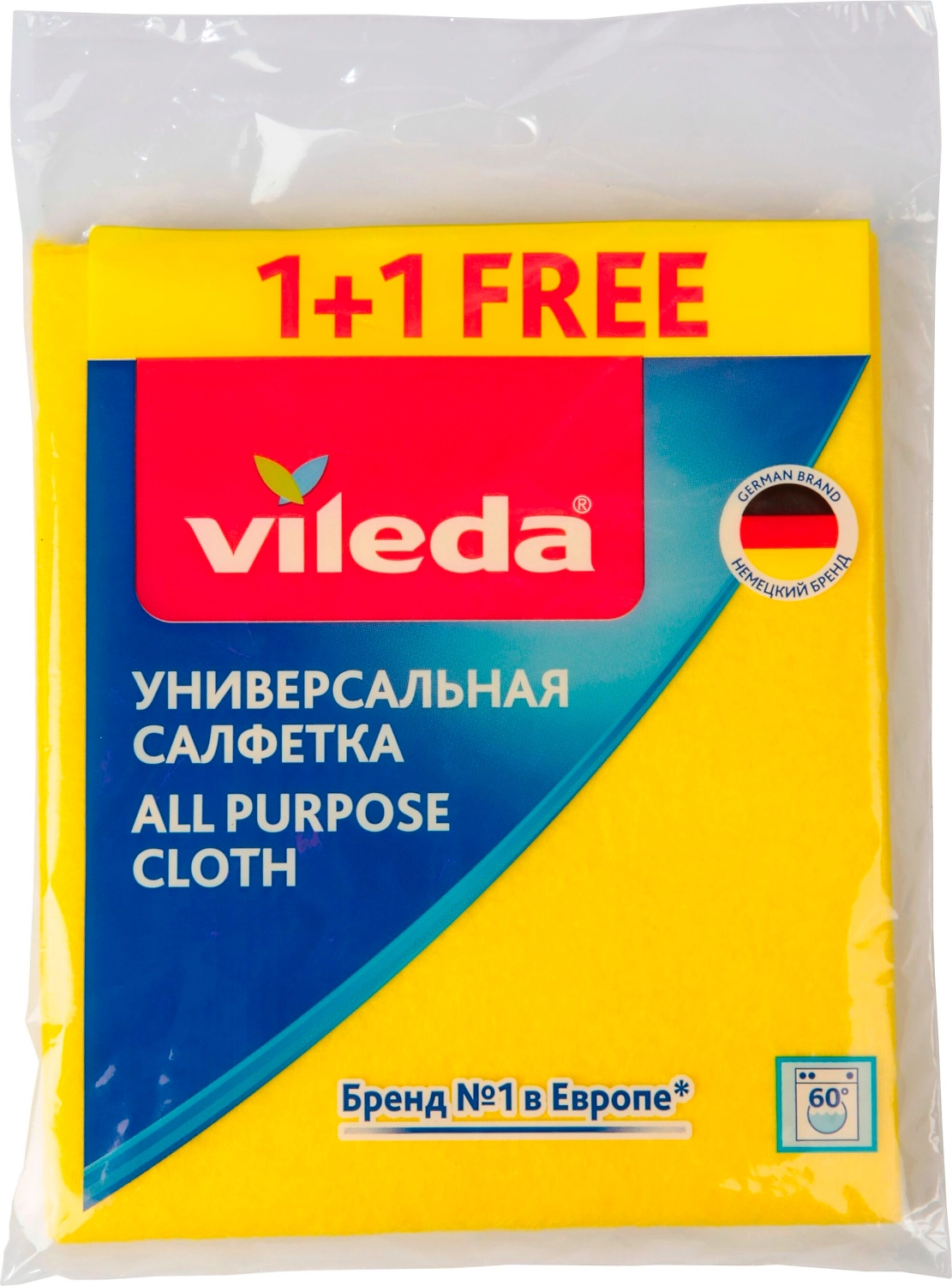 Салфетка универсальная Vileda 32х28 см 2 шт