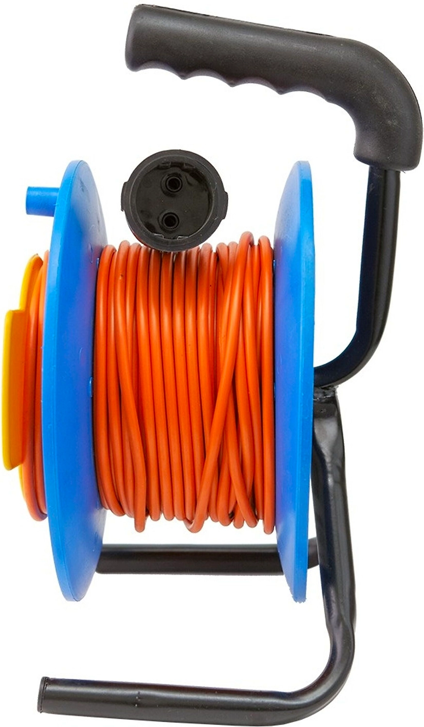 Удлинитель на катушке Glanzen EC-40-001 1 гнездо 1300 Вт 40 м