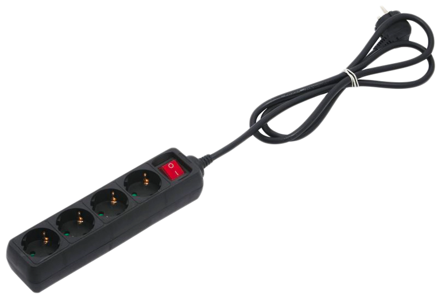 Удлинитель 367811 4 гнезда 3500 Вт с заземлением 1,4 м