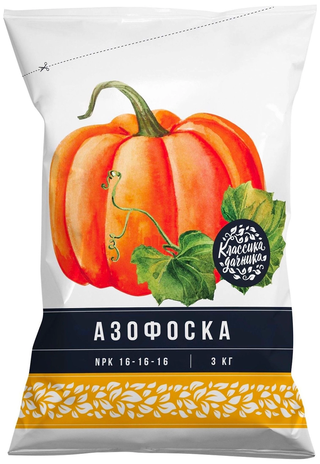 Удобрение минеральное Нов-агро Азофоска универсальное 3 кг