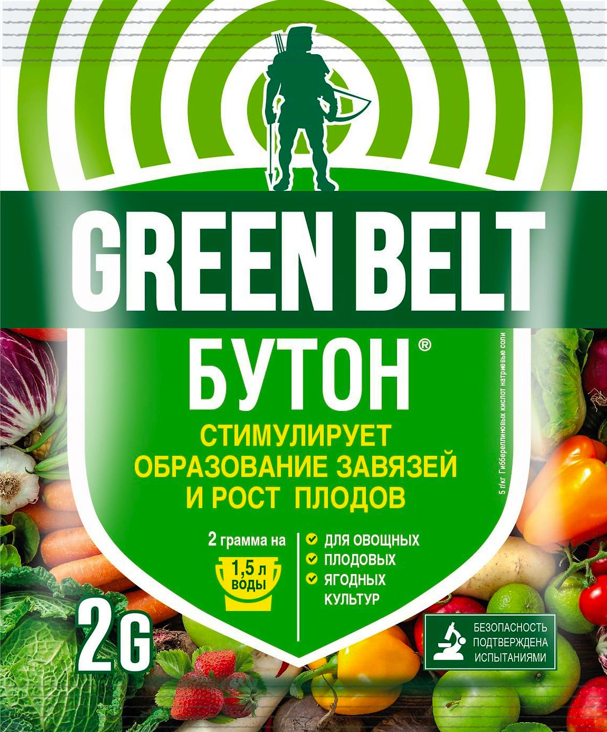 Стимулятор роста GREEN BELT Бутон универсальный 2 г