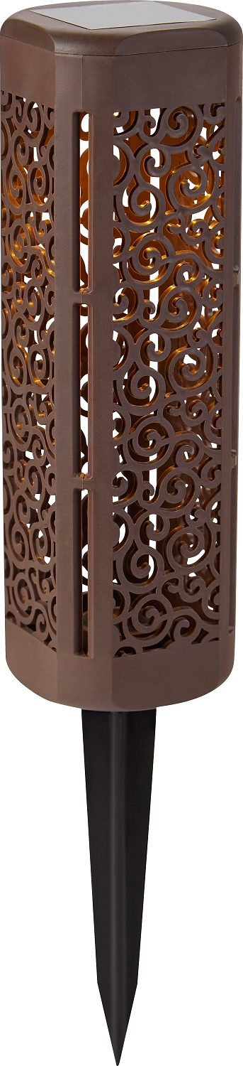 Уличный проекционный светильник на солнечной батарее SOLAR 253316 коричневый