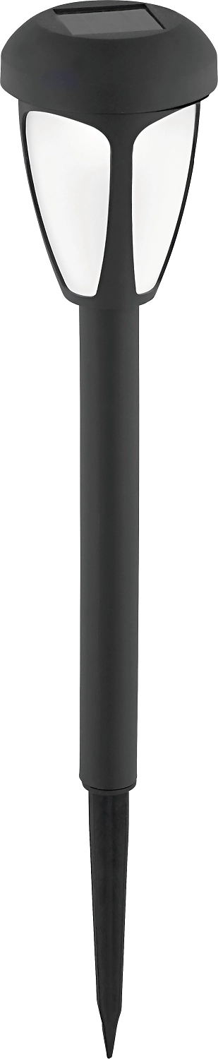 Уличный ландшафтный светильник на солнечных батареях 206226 черный