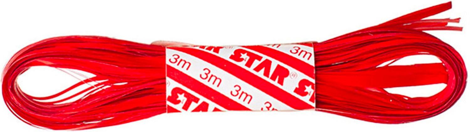 Упаковочная лента 1,5х300 см красная