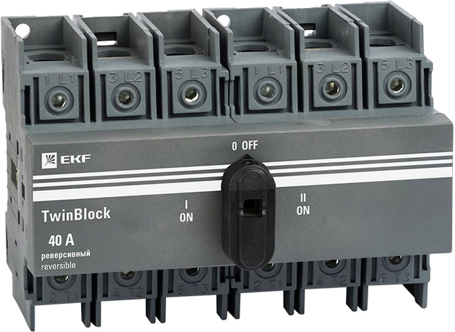Автоматический выключатель TwinBlock EKF 40A 3P 