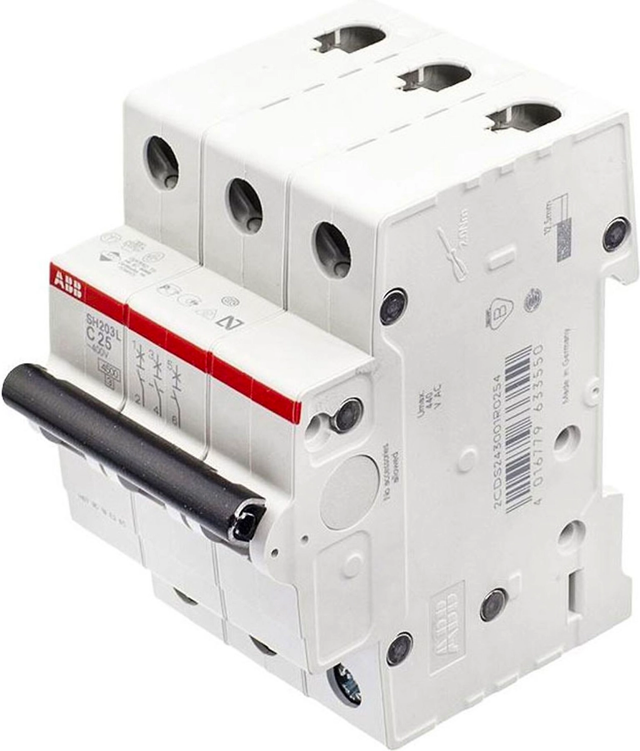 Автоматический выключатель ABB SH203 3Р С25А 6кА