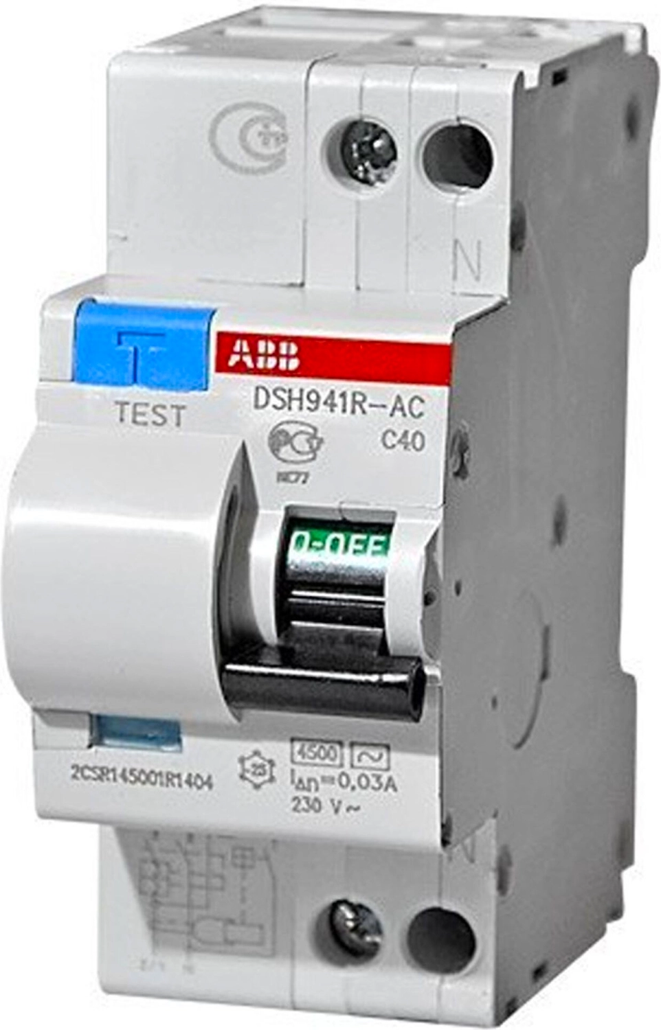 Дифференциальный выключатель ABB ELCDSH941R 2 Р C 40 А 30 мА