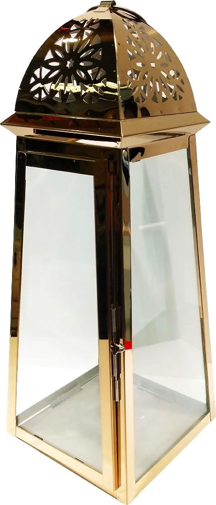 Подсвечник Фонарь металл бронза 17х45 см