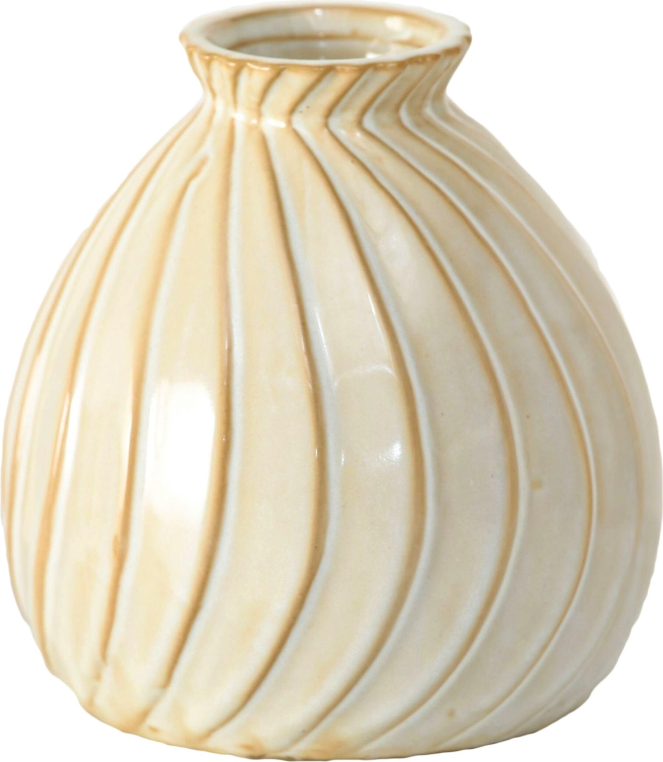 Ваза фарфоровая ZaLina кремовая 11х11 см