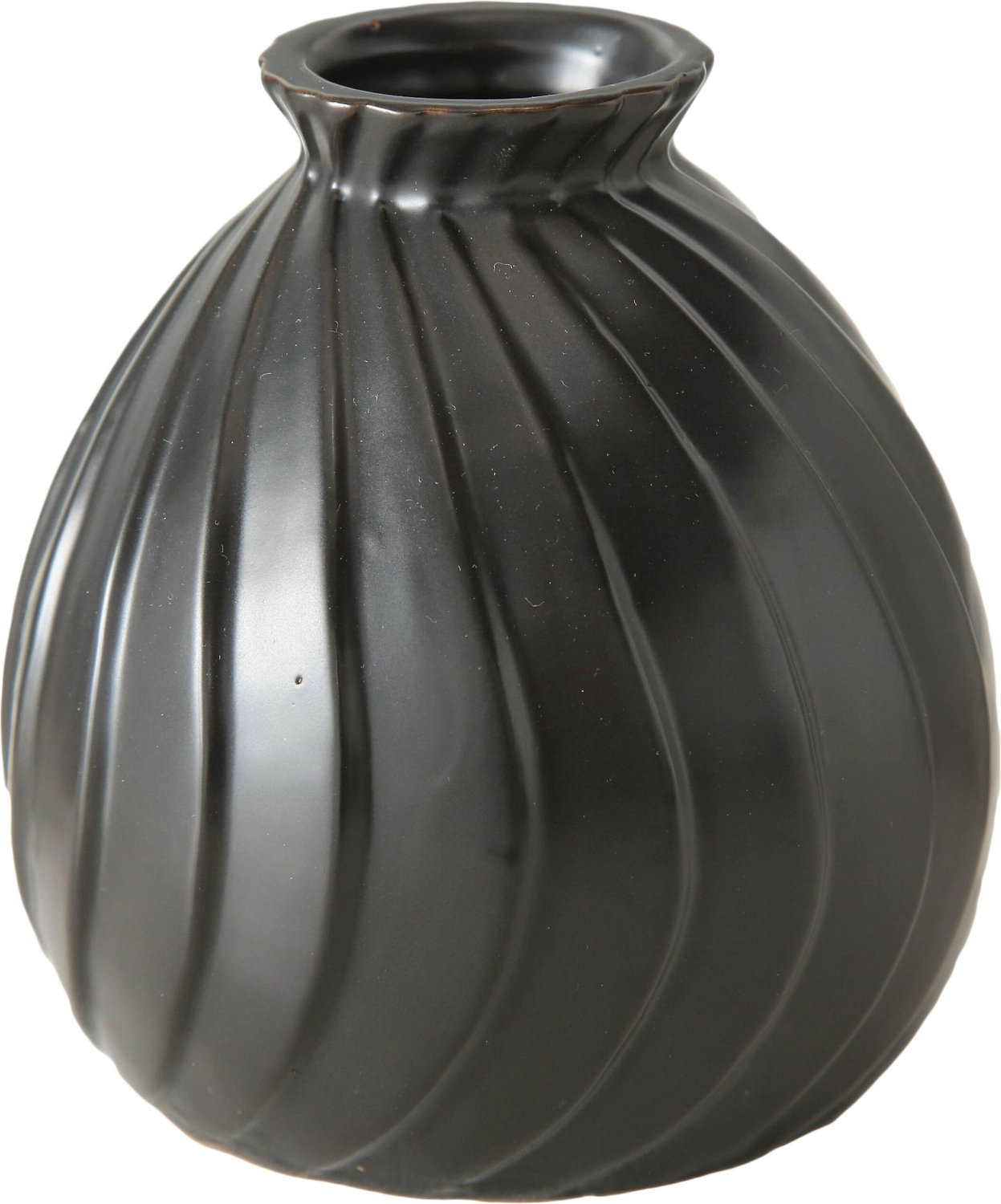 Ваза фарфоровая ZaLina черная 10х11 см