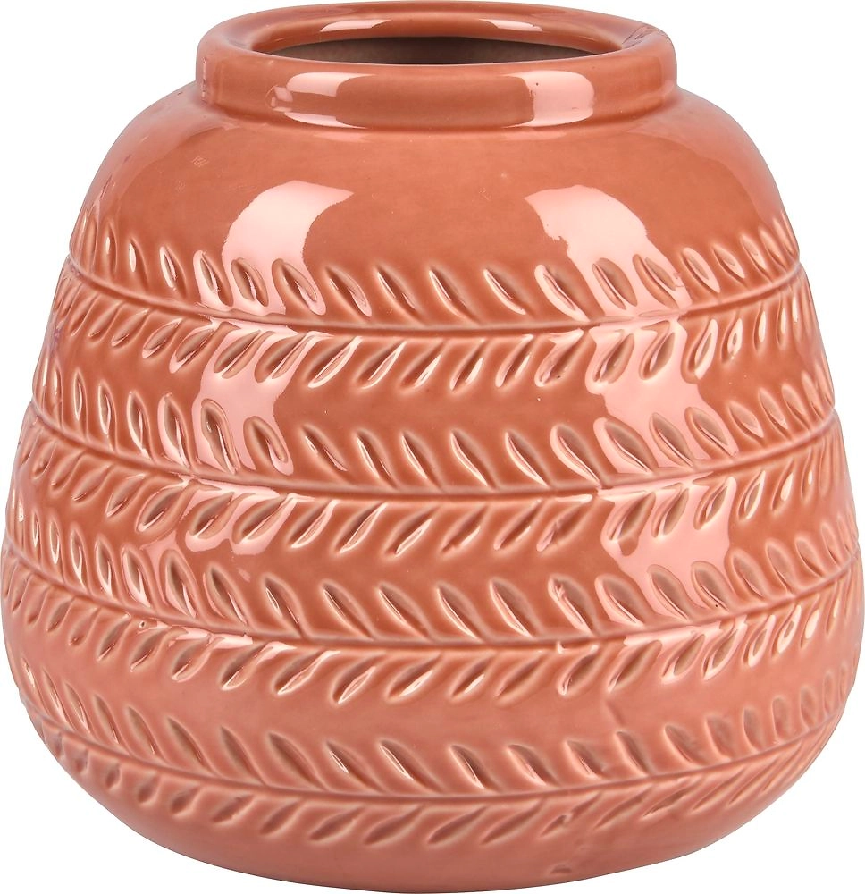 Ваза керамическая терракотовая 18,5x16,5 см