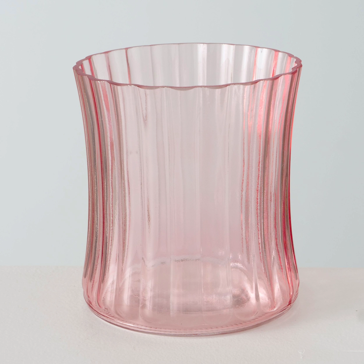 Ваза стеклянная MALINIA микс H14 см