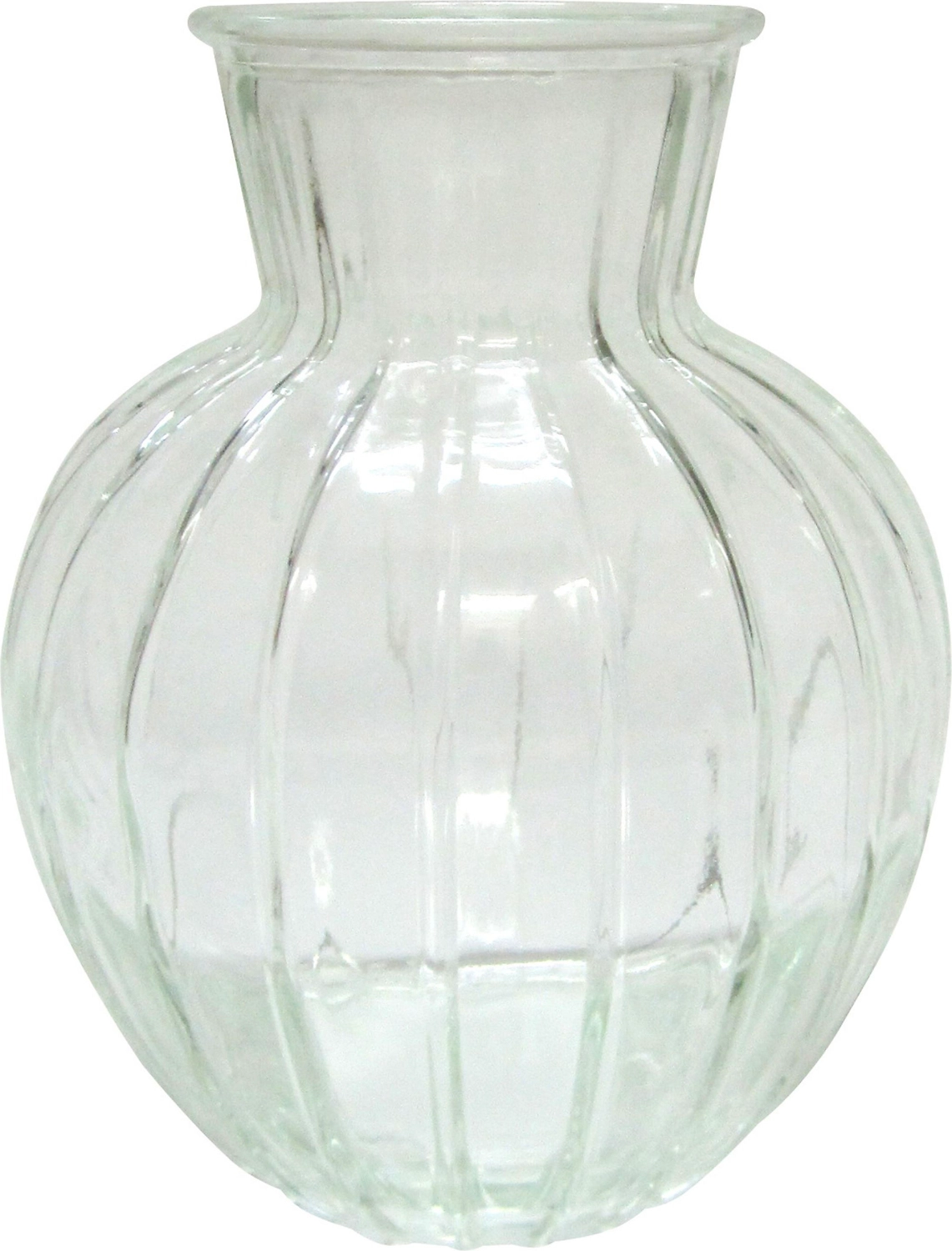 Ваза NiNaGlass Белла стеклянная прозрачная 90x195 см