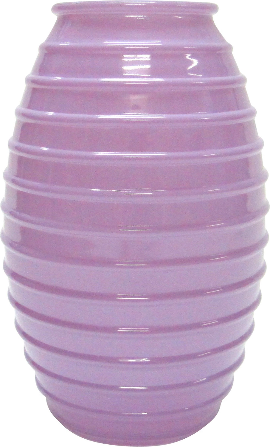 Ваза стеклянная Лайт сиреневая 7,4х19,5 см