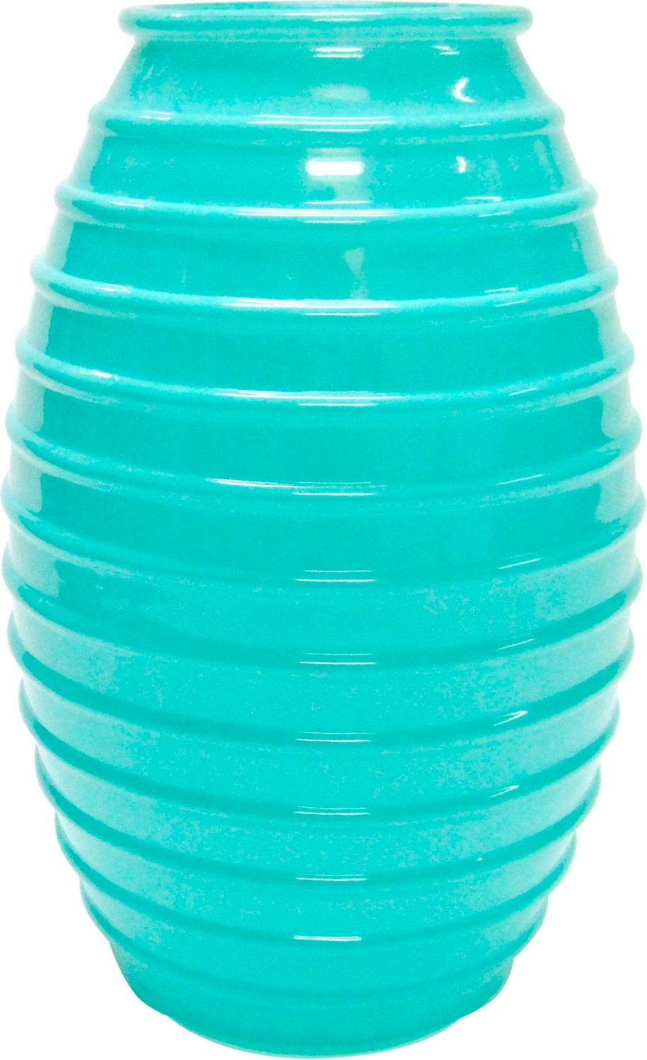 Ваза стеклянная Лайт лазурь 7,4х19,5 см