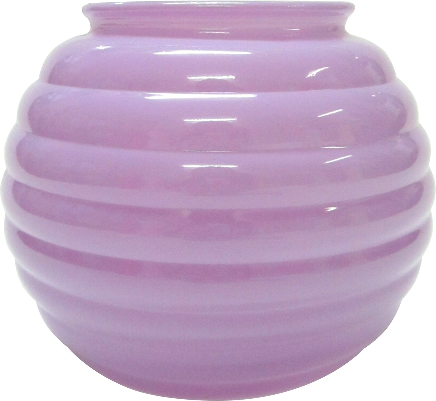 Ваза стеклянная Зара сиреневая 10х13,3 см