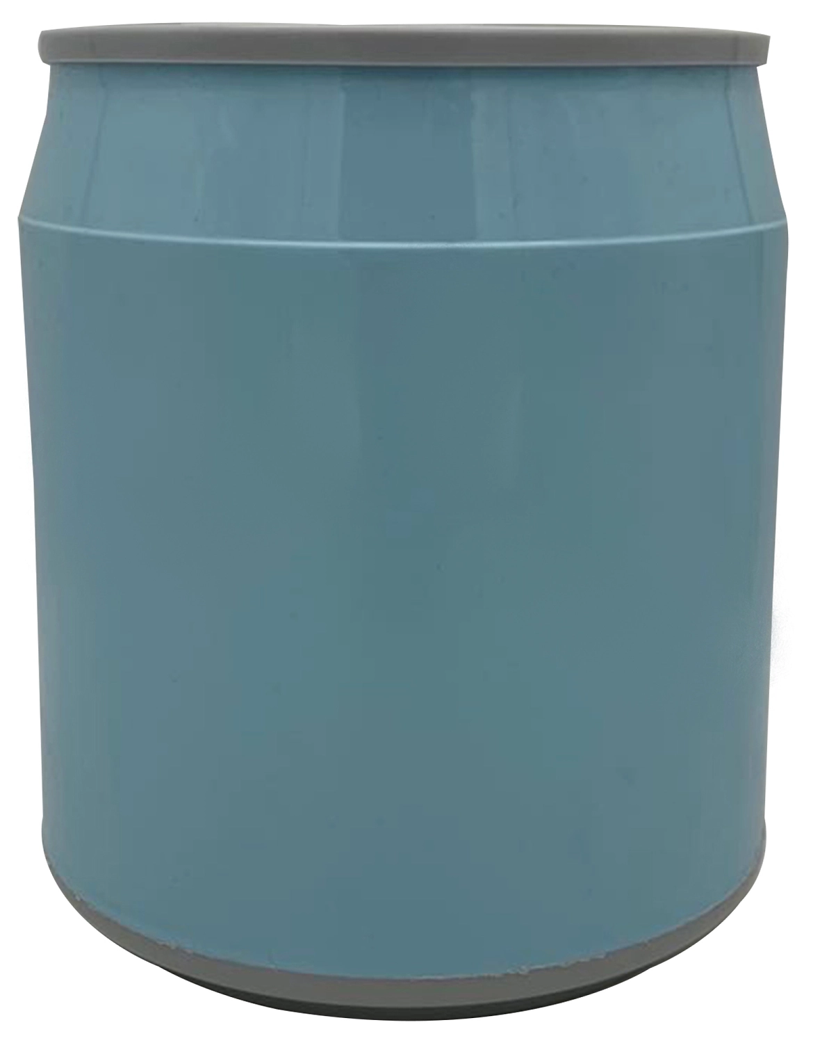 Мусорная корзина 14 л пластик голубая