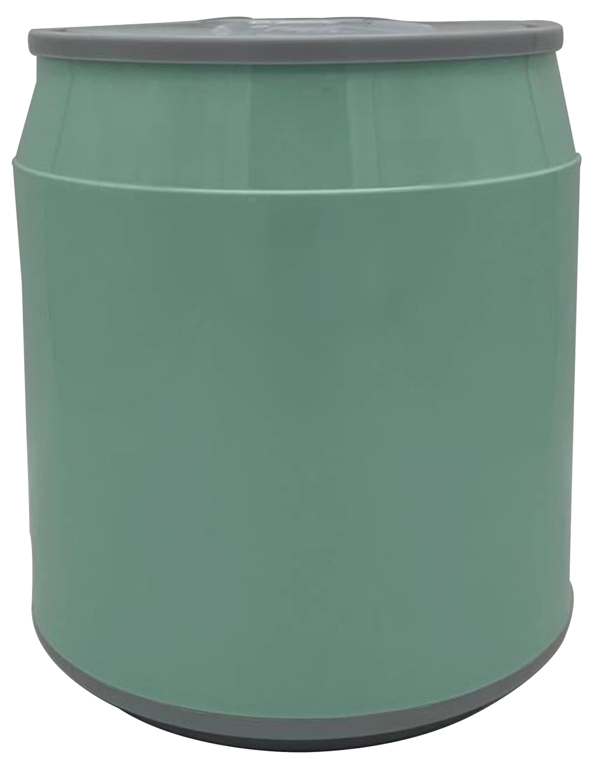 Мусорная корзина 14 л пластик зеленая