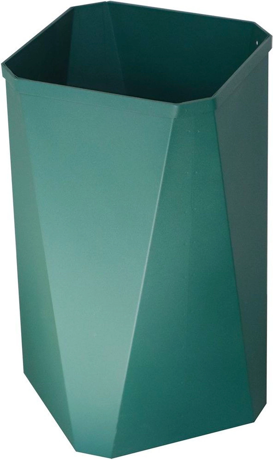 Мусорное ведро FireWood 50 л сталь темно-зеленое