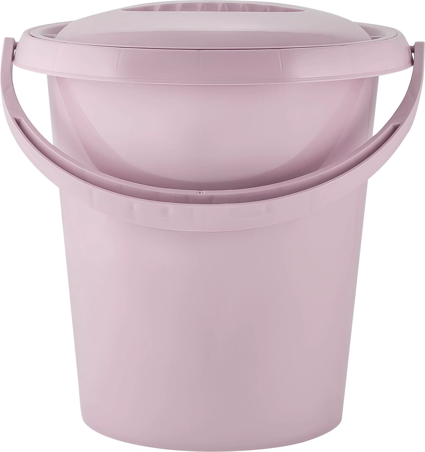 Универсальное ведро Plast Team AMPARI 12 л пластик лиловый