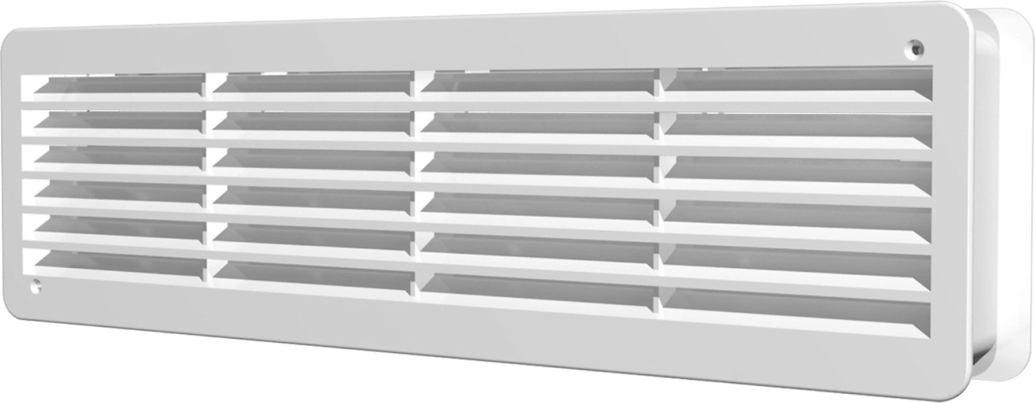 Решетка вентиляционная приточно-вытяжная ERA 4513ДП 450х131 мм белая