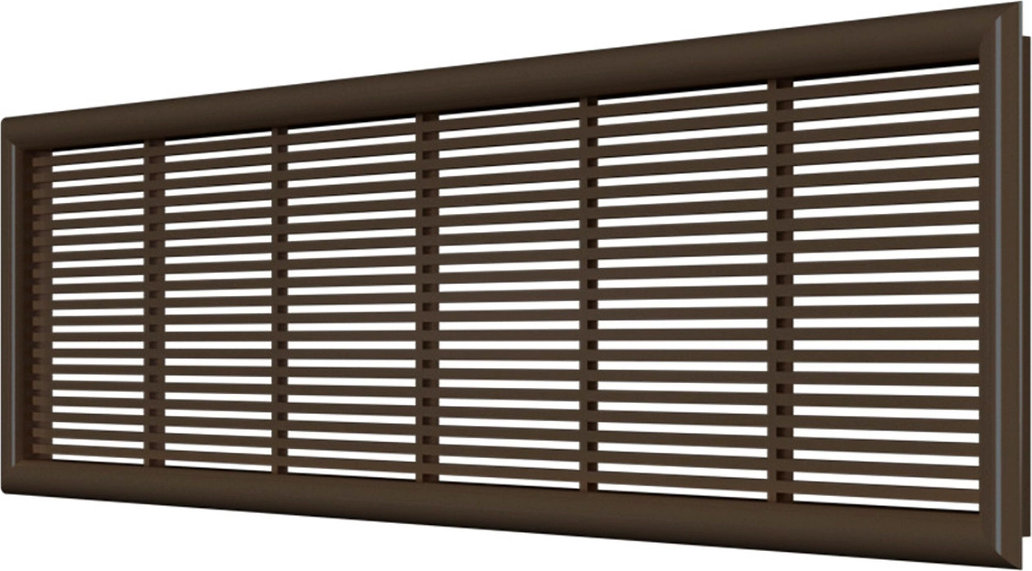 Решетка вентиляционная приточно-вытяжная ERA 2307ДП коричневая