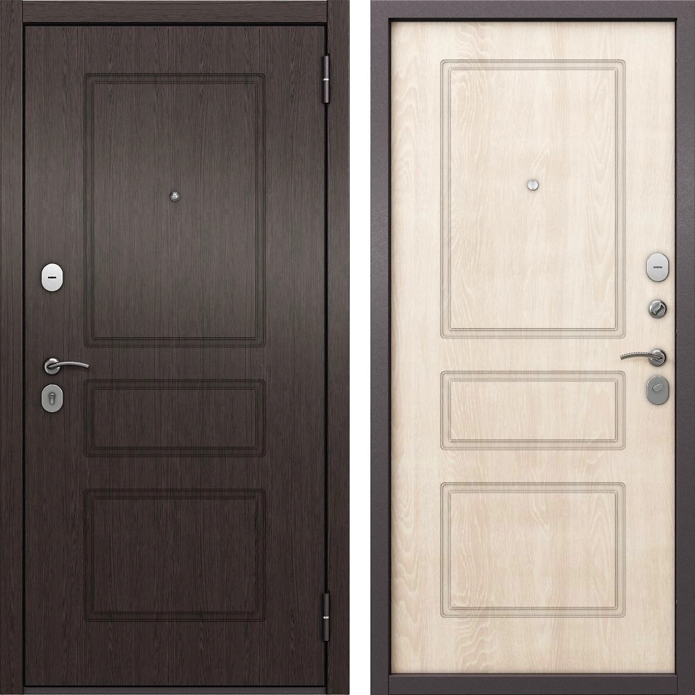 Входная дверь Дагер светлый дуб левая 205x96 см