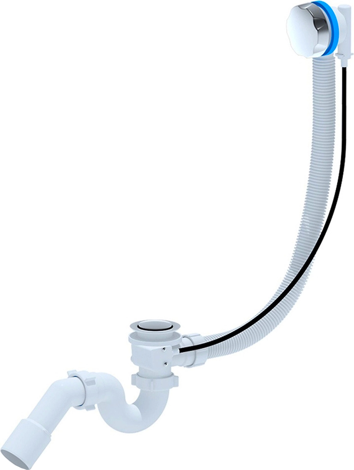 Сифон для ванны АНИ Пласт 1 1/2" 40 мм