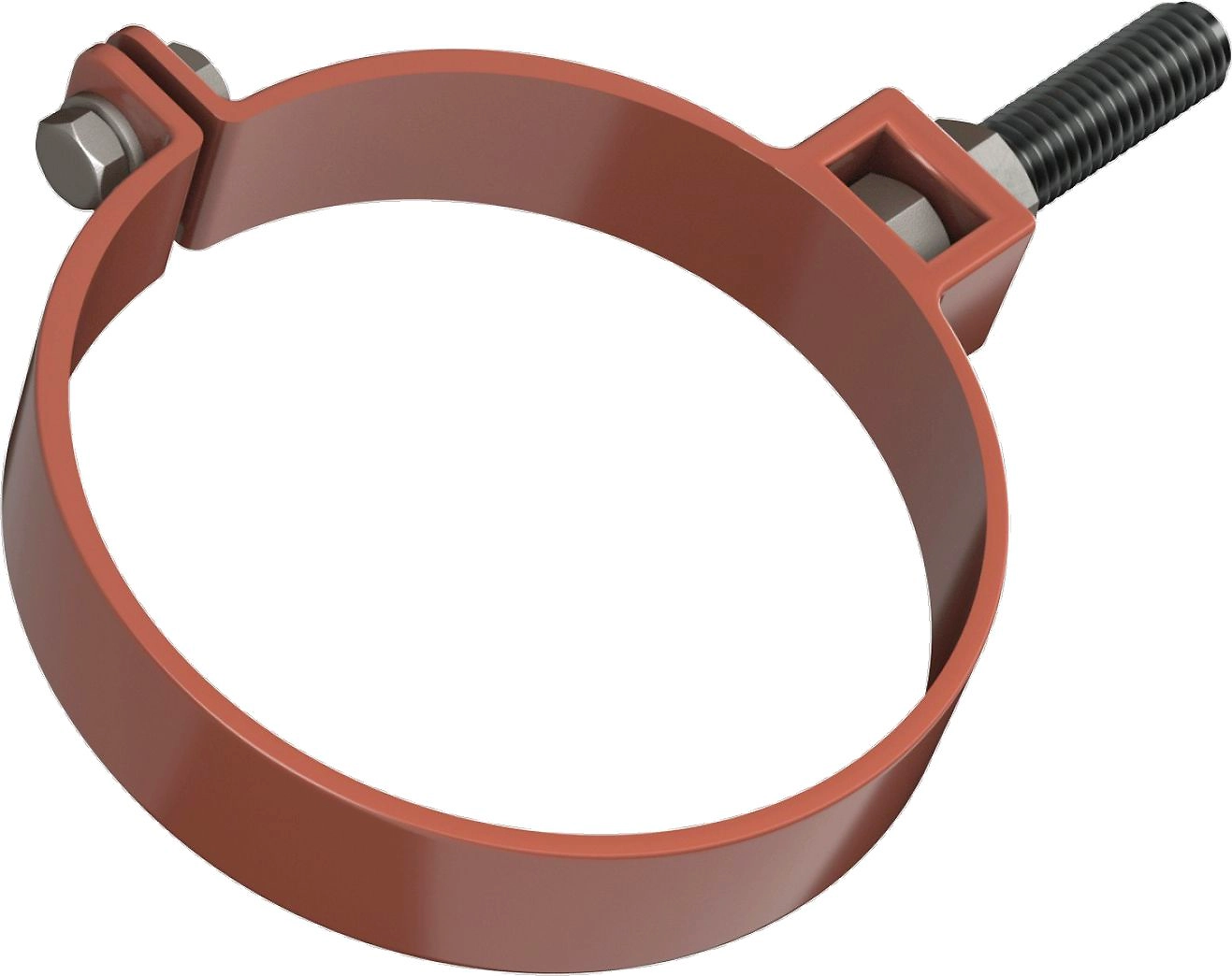 Хомут трубы ТЕХНОНИКОЛЬ Architect RAL 3028 d125/82 мм