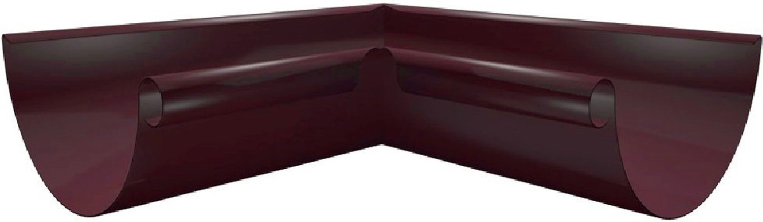 Угол желоба внутренний Таврос RAL 8017 d92 мм 0,32 м